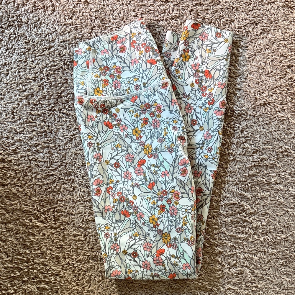 Peloton Endurance Light Tight - 25” - Wild Flower Print - Small
